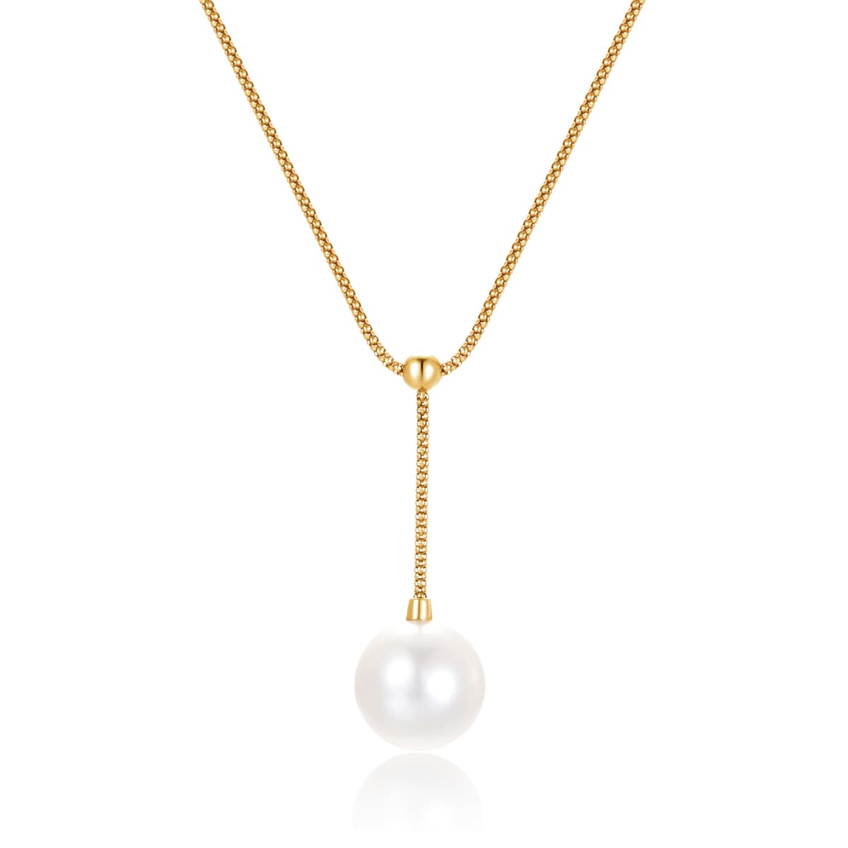 Two-Tone Pearl Pendant